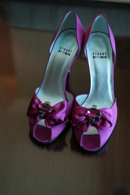 FS: Stuart Weitzman Solitaire Pink Fuchsia Pumps - Sz 7.5 :  wedding 0098 Sm