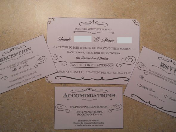 Beginnings of our Invitations