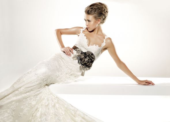 WANTED.. Lace Wedding Gown :  wedding lace dress mermaid ivory dress Diana11