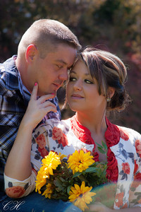Vintage/Overalls Engagement Session :  wedding bandana country creek engagement fall guitar overalls pictures ring tree vintage IMG 4464 S
