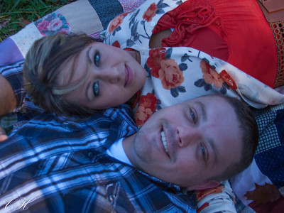 Vintage/Overalls Engagement Session :  wedding bandana country creek engagement fall guitar overalls pictures ring tree vintage IMG 4580 S
