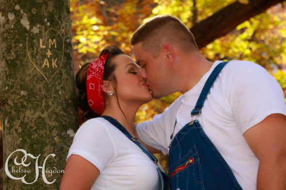 Vintage/Overalls Engagement Session