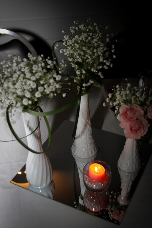 Vintage wedding centerpieces