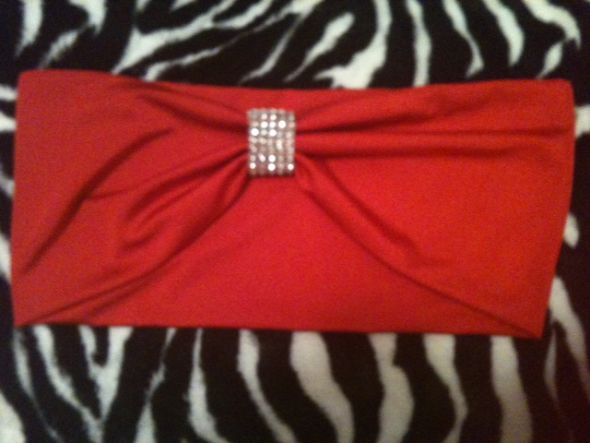 Looking for Turquoise Black and White Decor ASAP wedding Red BLING Sash