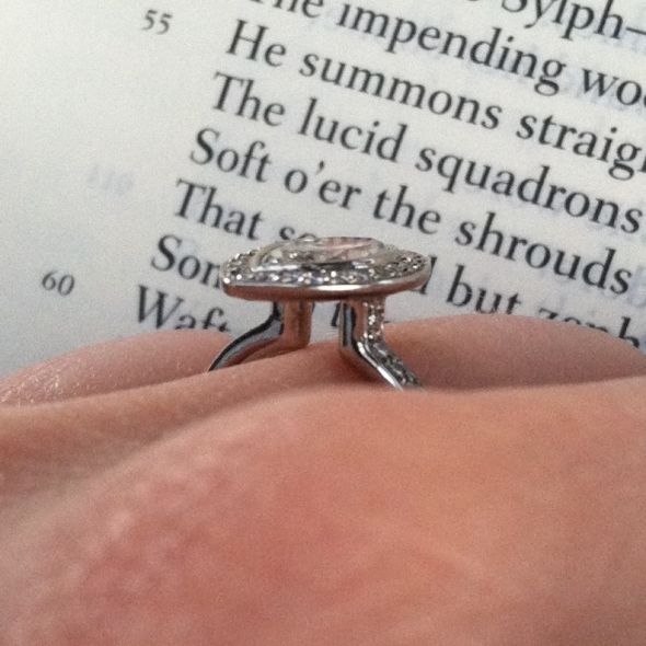 Marquise & Pear e-rings..show them off!!! RING PORN :  wedding wedding rings engagement rings rings marquise pear unique Ring Setting
