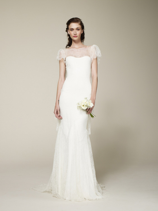 wedding dresses 2013 :  wedding a line wedding dress dress red wedding dresses online Marchesa Spring 2013 Bridal 29