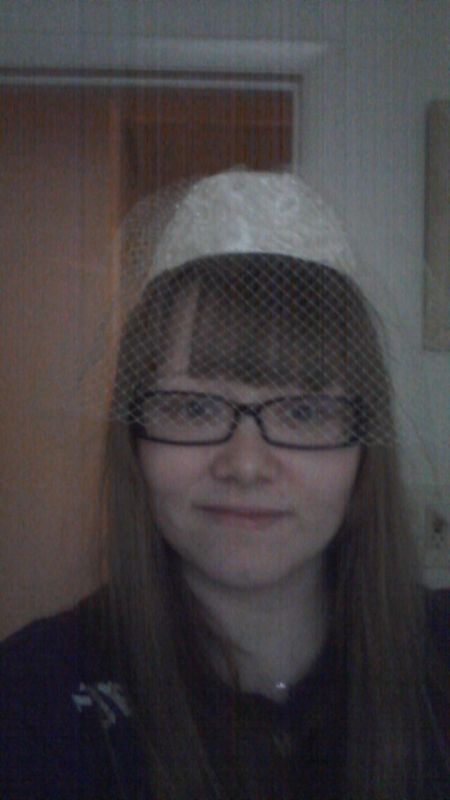 1950's Bridal Hat