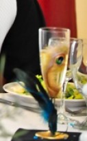 Peacock Theme HELP!! :  wedding centerpieces peacock blue purple floating candle lantern 11