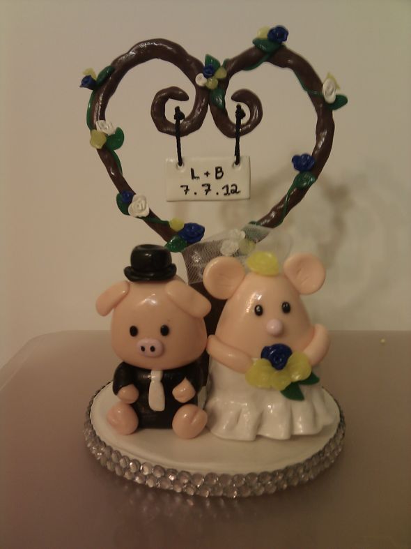Our cake topper is finished Posted 4 days ago by aries22043
