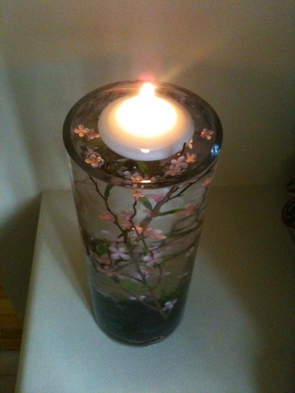 Cherry Blossom Floating Candle Centerpiece Posted 2 weeks ago by alkxt8