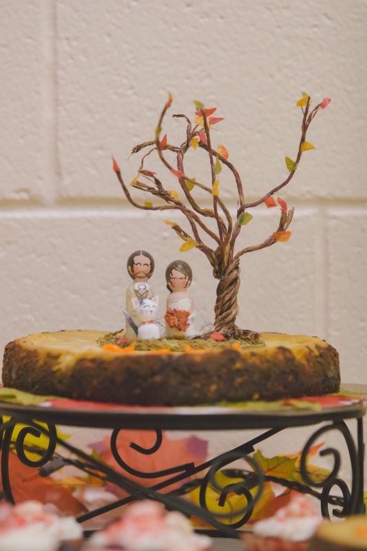 Pumpkin Cheese Cake and DIY Topper *