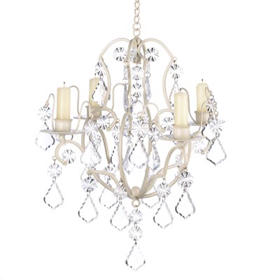 Chandeliers  Sale on Bling Bling Ivory Hanging Chandeliers      Weddingbee Classifieds
