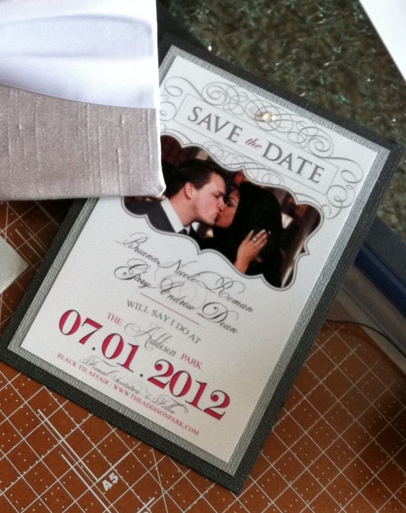 My DIY Save the Date Magnets