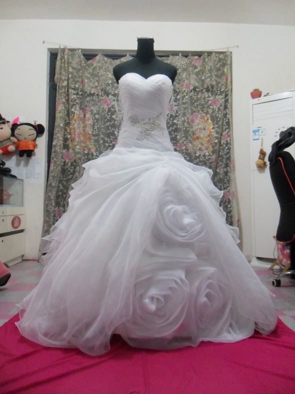 China Dress Complicated Gown please help : wedding china dress help organza vera wange Rose