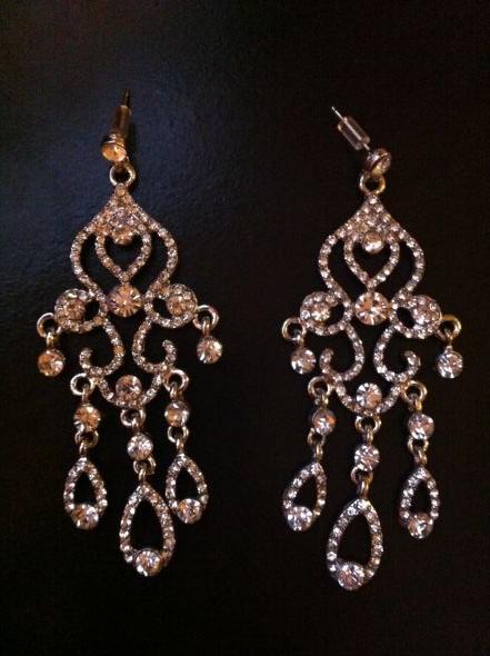 Wedding day earrings