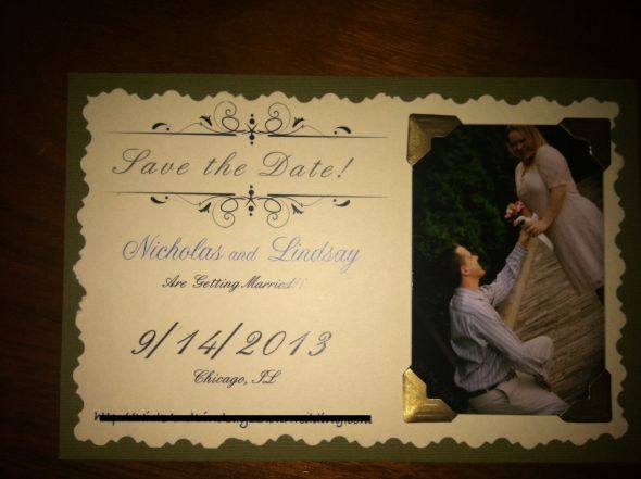 Vintage/Rustic Save the Dates!