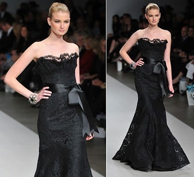 Here are some of the ideas I like so far Black Lace wedding dress HELP 
