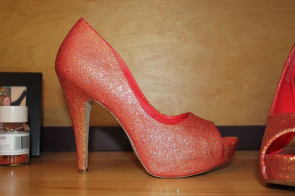coral shoes for wedding