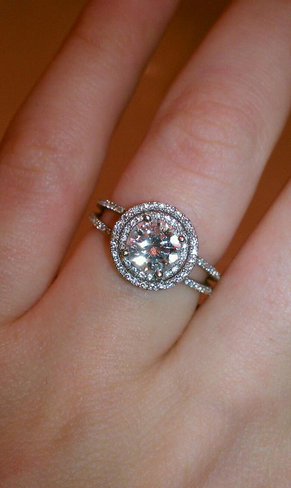 My Double Halo Engagement Ring!