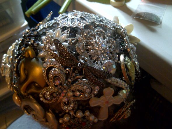 My brooch bouquet