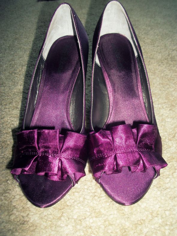 Purple Reception Pumps