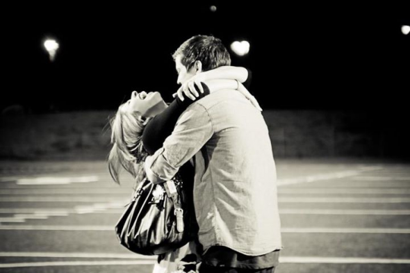 Our ACTUAL engagement - Not posed pics! :) Pic heavy :  wedding engagement football stadium ring IMG 1940
