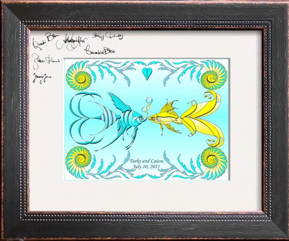 Thumb print Tree / Guest Book Alternative :  wedding guestbook diy alternative Love Through A Fish Eye