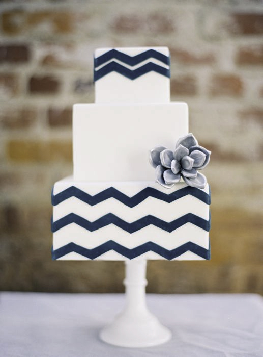 My Navy Blue Chevron Wedding!