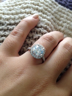 cushion cut micropave ring with halo