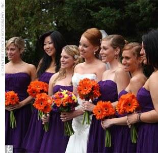 Fall Purple Wedding