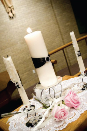  My Catholic Ceremony Pictures wedding Melted Unity Candle