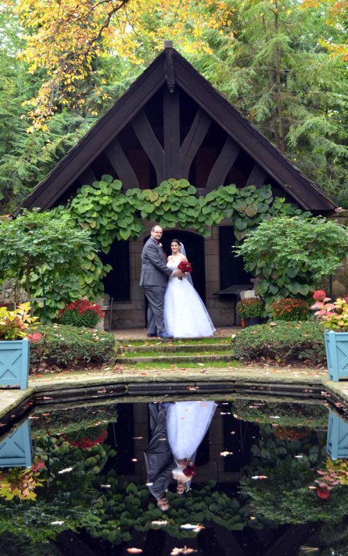 Our outdoor fall castle wedding! (Photo heavy) :  wedding autumn bridesmaids castle ceremony dress flowers inspiration makeup ohio outdoor purple red 001