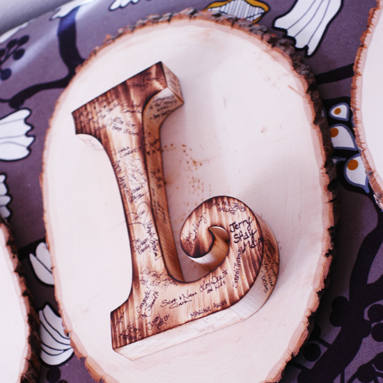 Want a Unique Guest Book :  wedding guest book Monogram Guest Book 4