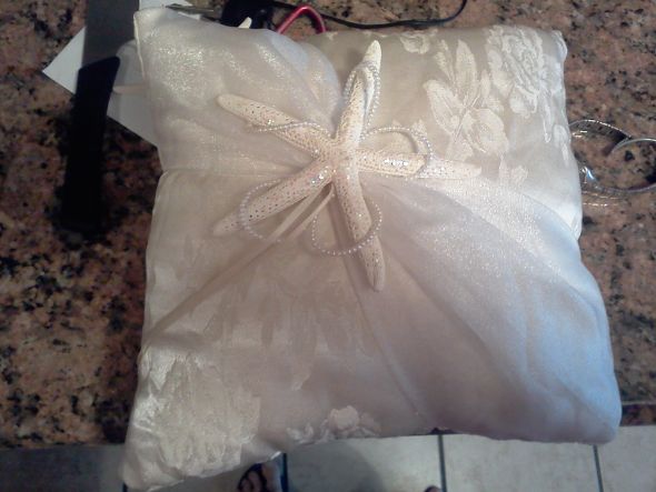 my beach wedding pillow NOW FOR SALE