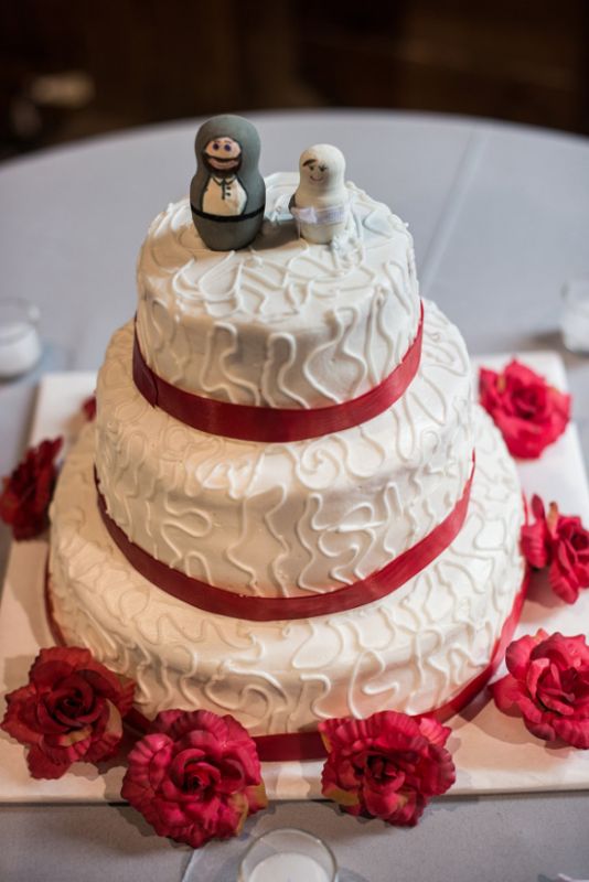 Custom nesting dolls cake topper