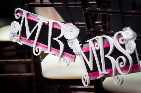 DIY Chair Signs