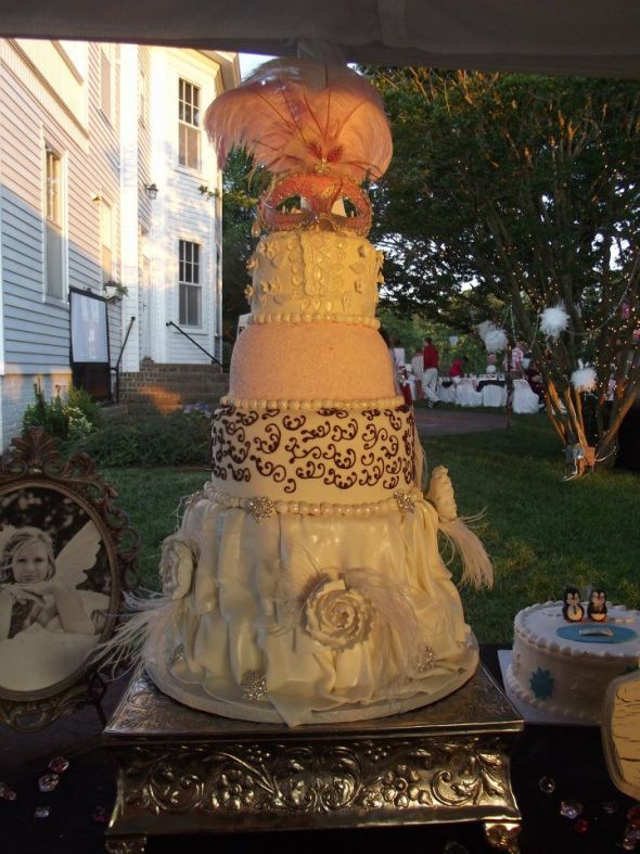 Our Amazing Masquerade Wedding Cake