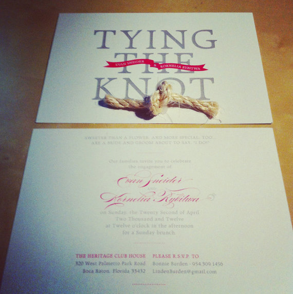 Engagement Party Invites