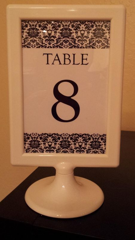 Table Numbers