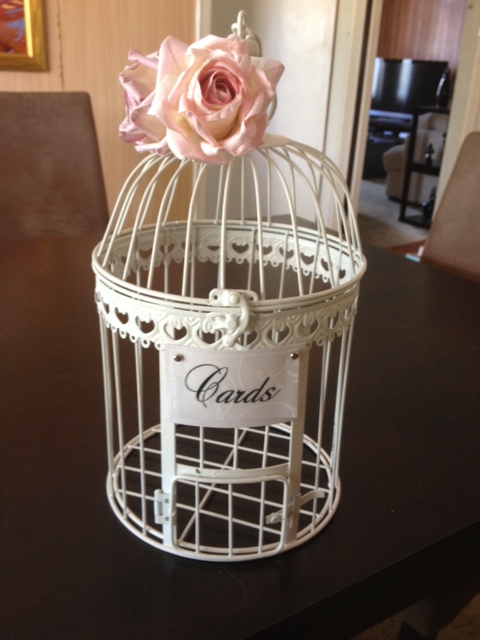 My DIY Birdcage Card holder