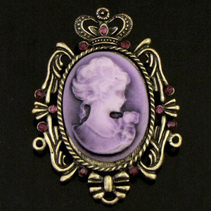 Purple Cameo Brooch I plan on making