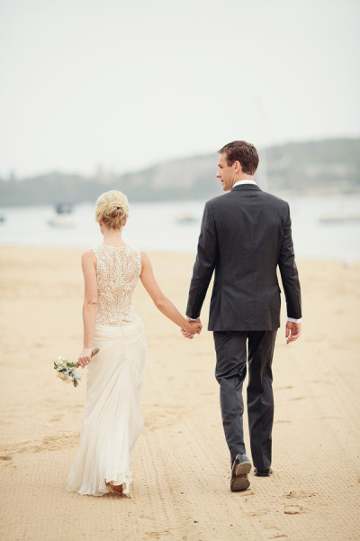 Vintage - Runway - Lace and Chiffon - Illusion neck and back Tadashi Shoji dress :  wedding ceremony dress inspiration ivory reception Carly Michael Wedding By Kellee Walsh 43x600
