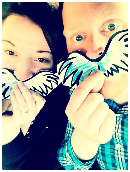 Krystal and Jonathan. Building our fairy tale our way.