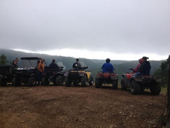 Dirt, Mud, and a Ring :  wedding dirt engagement four wheeling ring south dakota Mountain4wheel