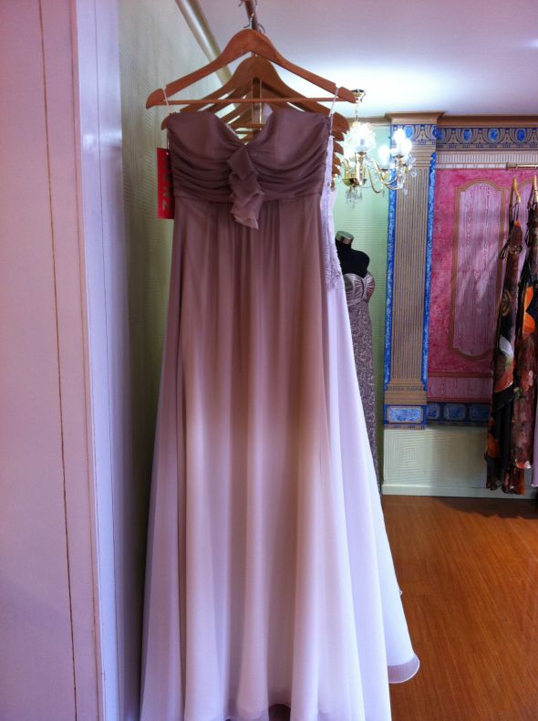 Ombré bridesmaid dress