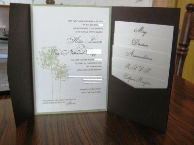 DIY Invites: how long did they take? :  wedding diy invites invitations Invites1