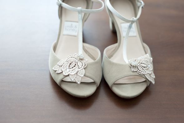 Custom milk and honey shoes