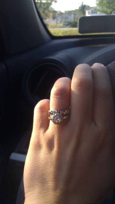 Heirloom engagement ring + custom br