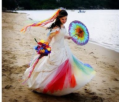 Rainbow Wedding Dresses