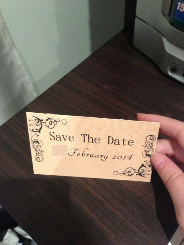My Save the Dates!!! (Pic Heavy)